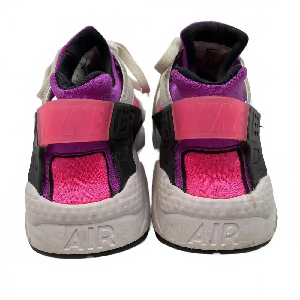 Nike White Pink Huarache Sneakers | Women’s Size 8
